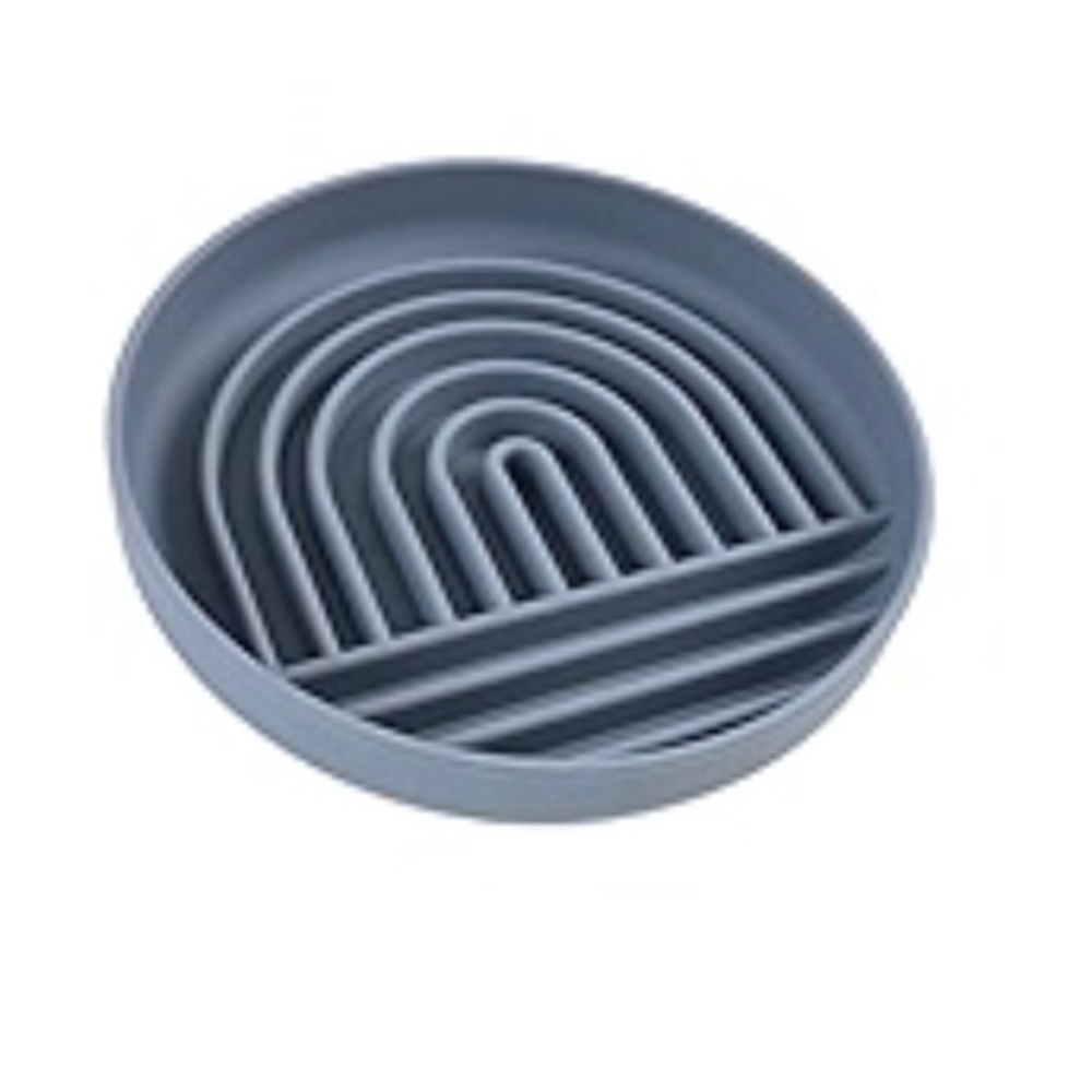 Slow Feeder Dog Bowl with non-slip pad NIB